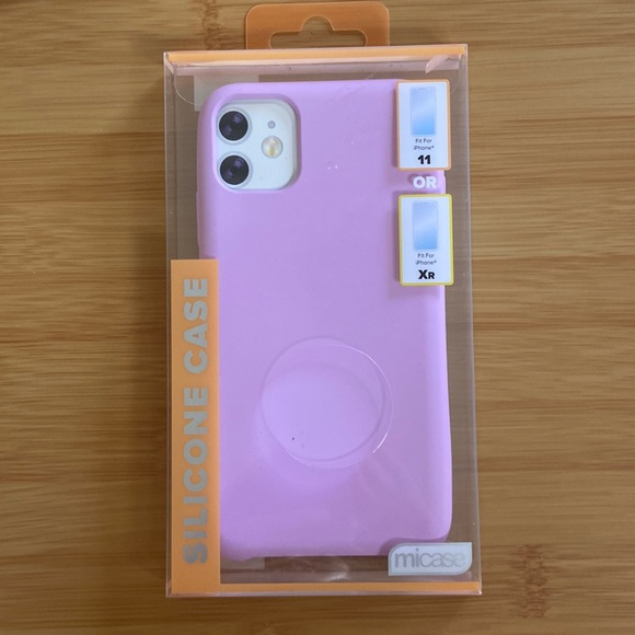 NWT micase pink silicone case for iPhone 11/Xr - Picture 1 of 4